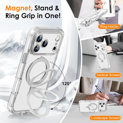 Double-Sided Protective Magsafe Case with Kickstand