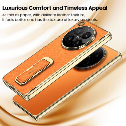 Wristband Kickstand Leather Foldable Case
