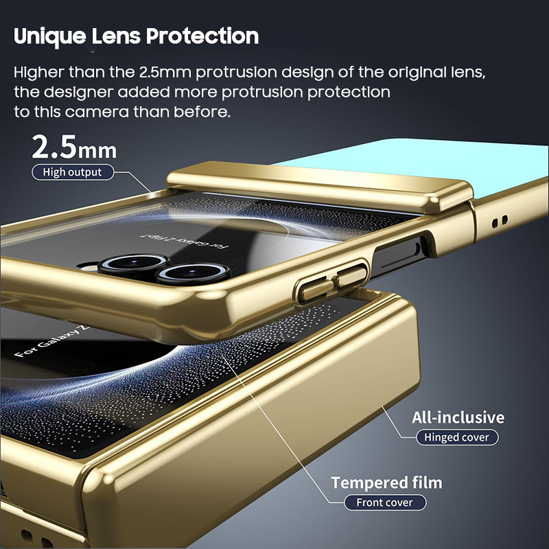 Electroplating Frame Leather Case