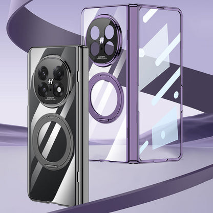 360° Rotating Stand Clear Case with MagSafe