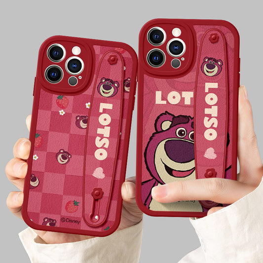 Serie de iPhone | Funda para teléfono con soporte para pulsera Disney Lotso