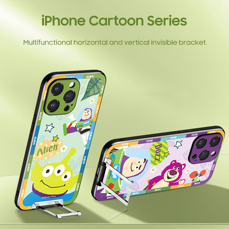 iPhone Invisible Bracket Series | "Toy Story" Cartoon Matte Phone Case