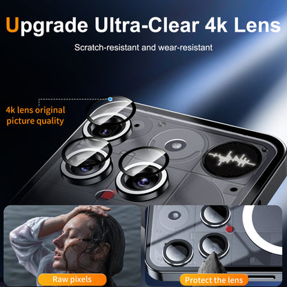 Ultra-thin Metal Glass Case with MagSafe