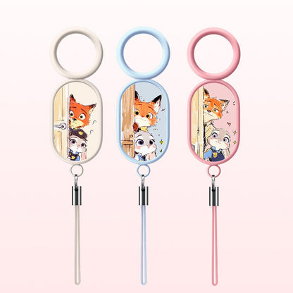 Zootopia Liquid Silicone Lanyard Case