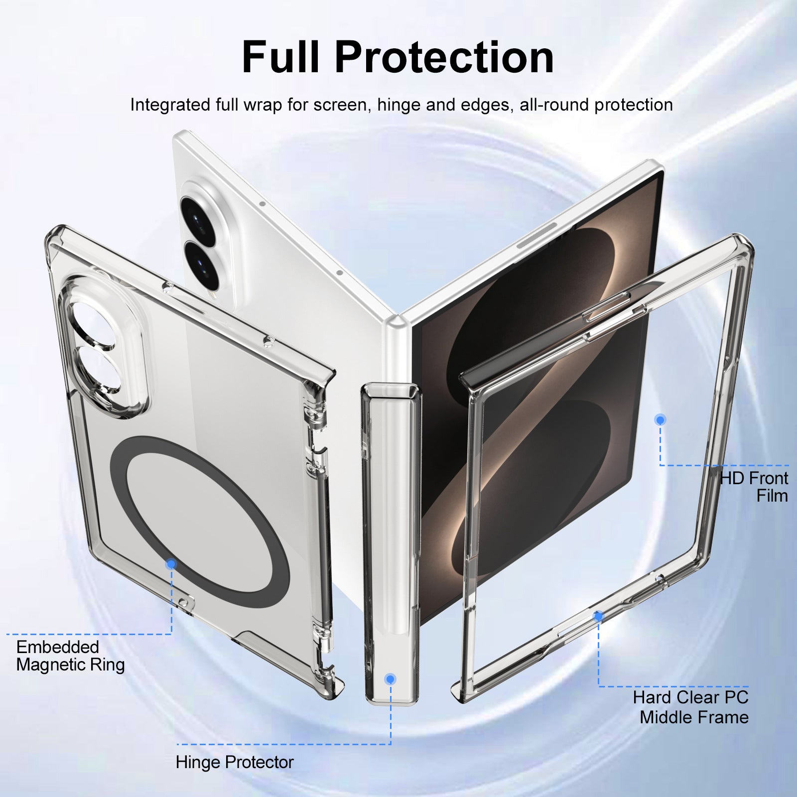 Translucent Skin-Feel Frosted Case with MagSafe