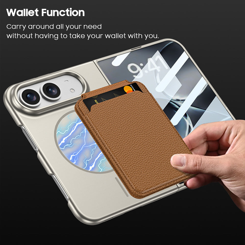 Card Holder Leather Case with MagSafe