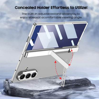 Transparent Electroplated Case with Kickstand