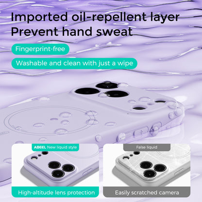 Solid Color Liquid Silicone Case with MagSafe