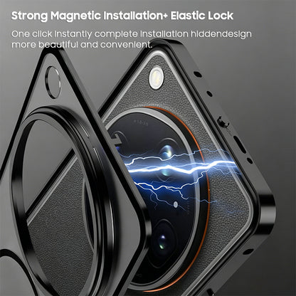 Single-Sided Buckle Metal Frame Case with MagSafe