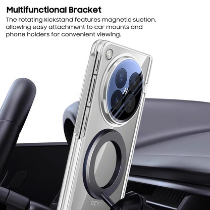 360° Rotating Stand Clear Case with MagSafe