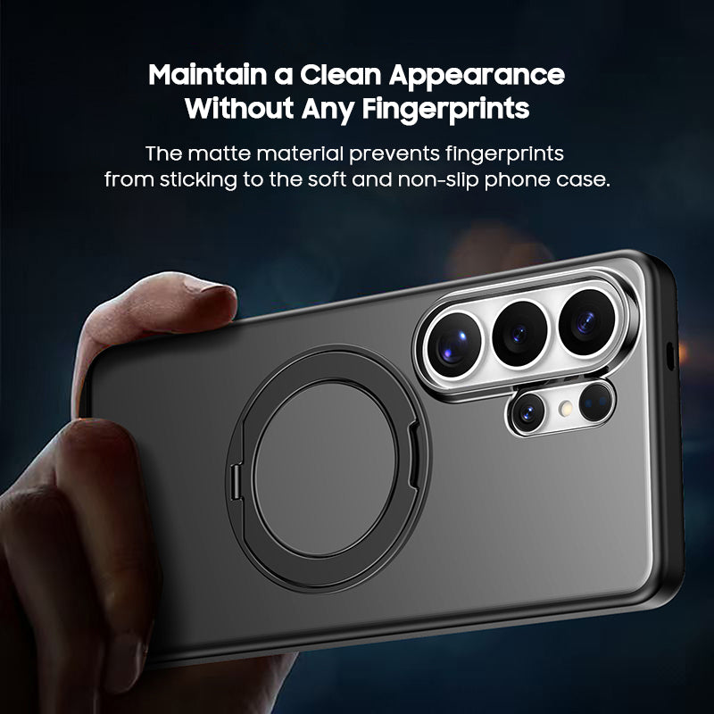 Translucent Frosted Swivel Stand Case