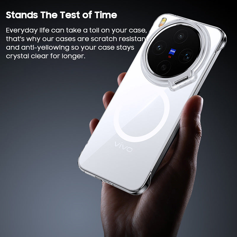 Frameless Invisible Lens Holder Clear Case with MagSafe