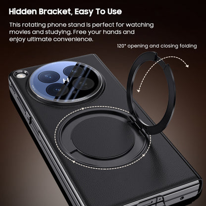 Kickstand Flip Leather Case