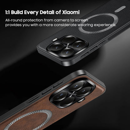 High-Quality Business Leather Case with MagSafe