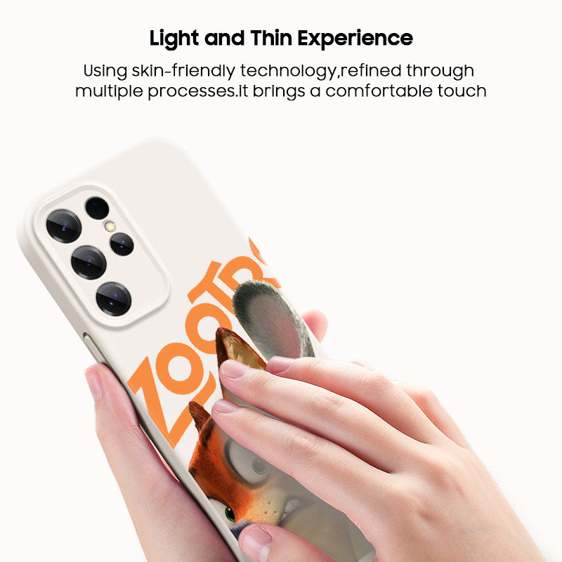 Zootopia Liquid Silicone Lanyard Case