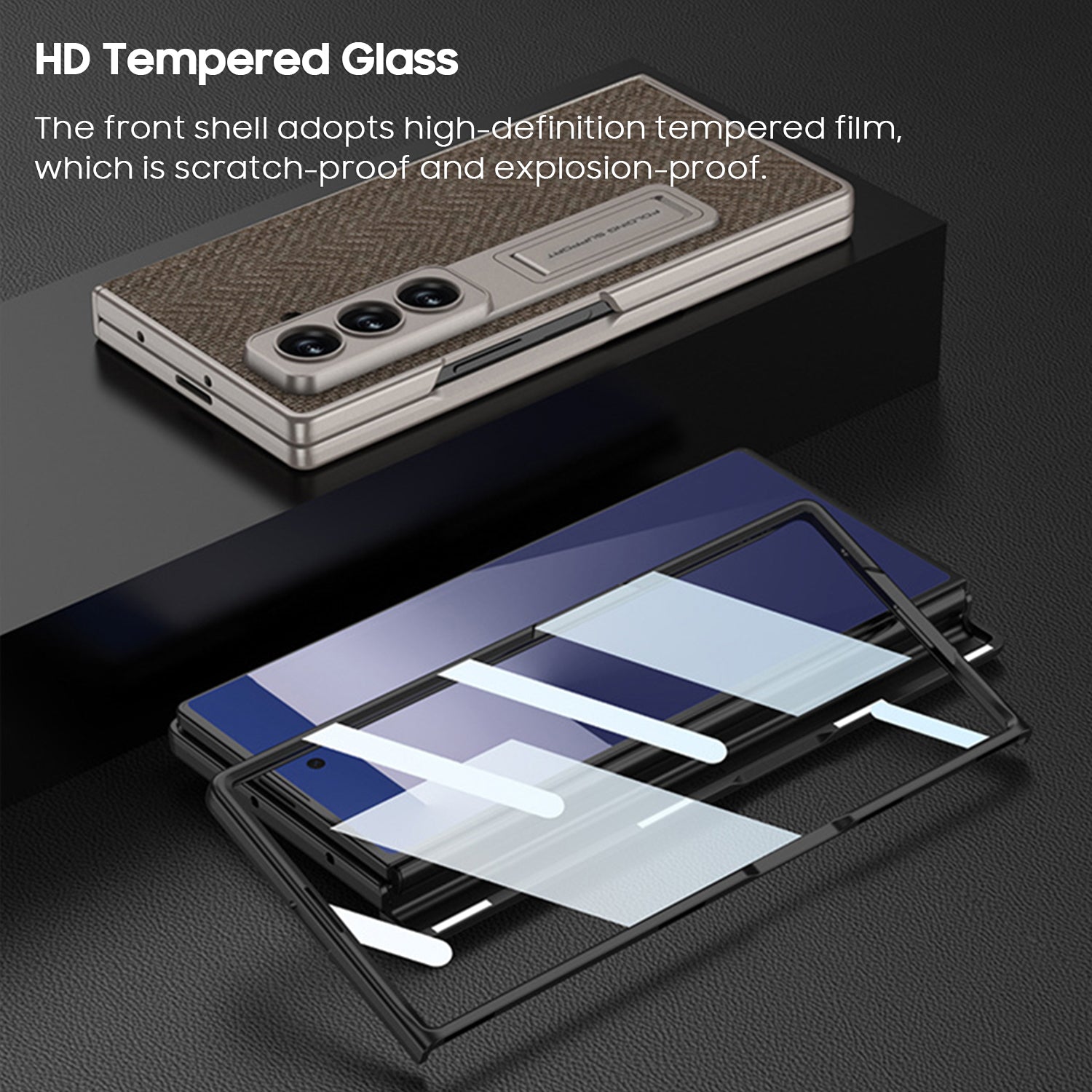 Boonie Leather Case with Kickstand