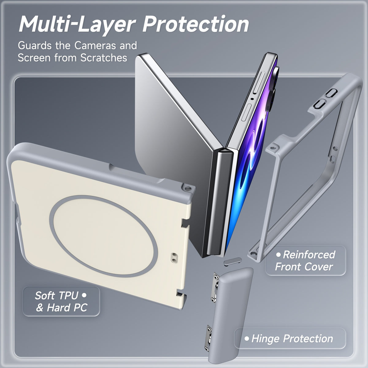 Skin-Friendly Matte Magnet Case