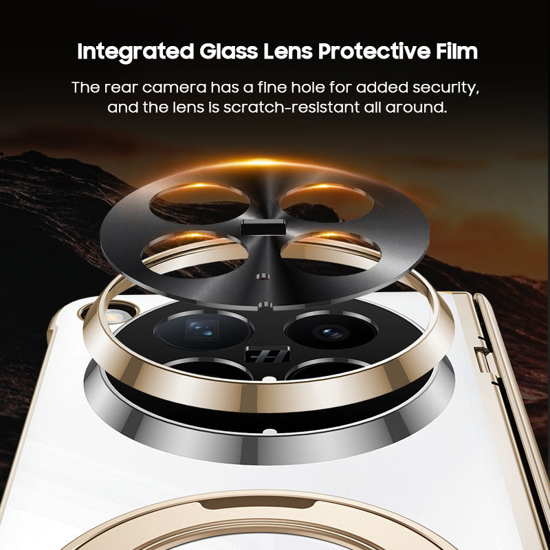 360° Rotating Stand Clear Case with MagSafe