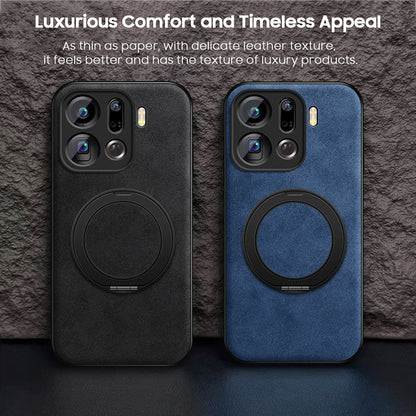 Rotating Ring Leather Case