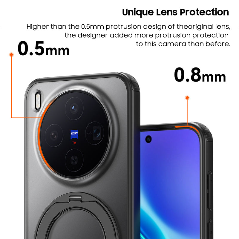 Translucent Frosted Swivel Stand Case with MagSafe