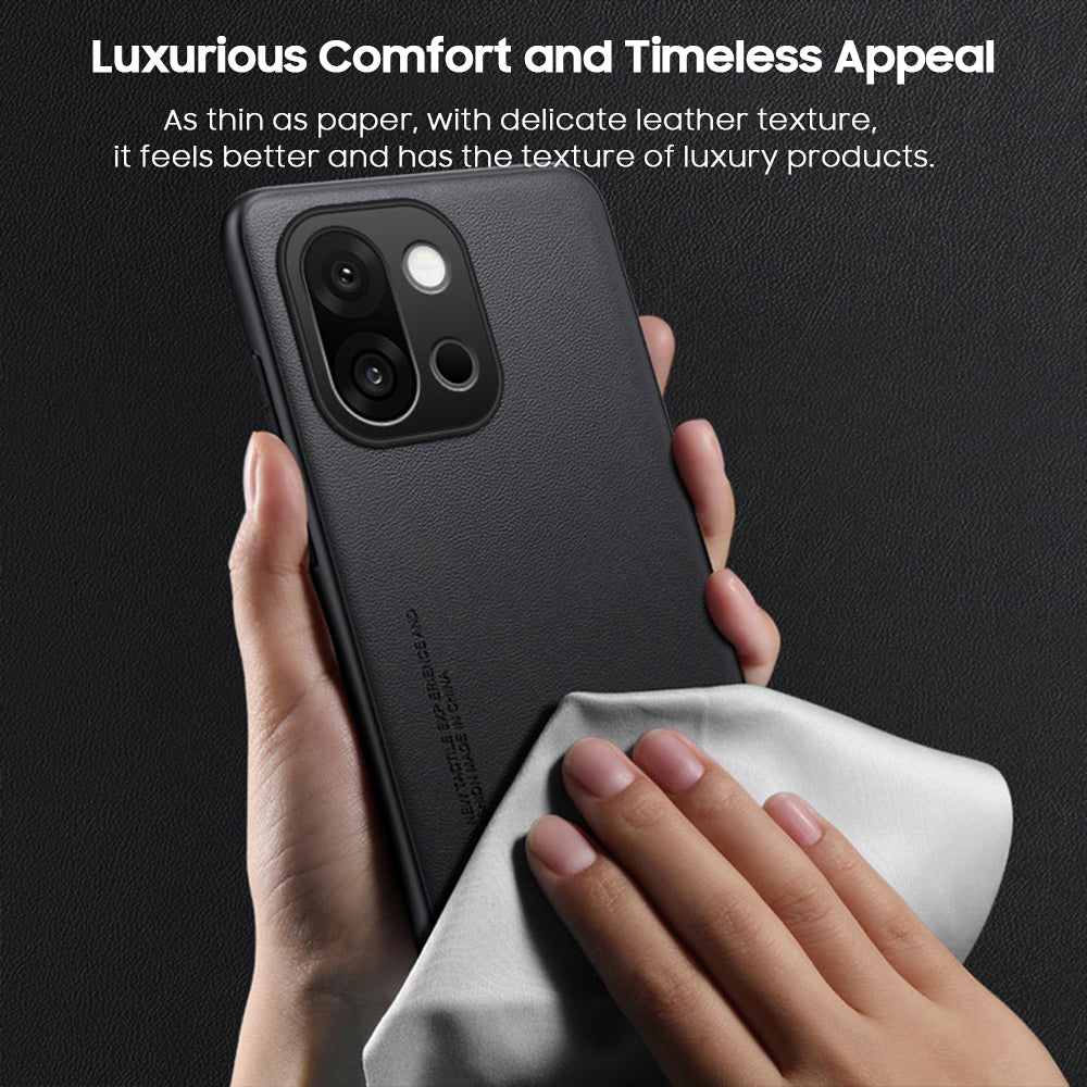 Solid Color Leather Case