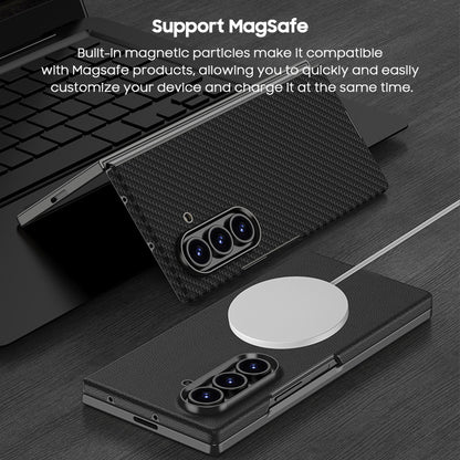 Electroplated Gold-Edged Leather Case with MagSafe