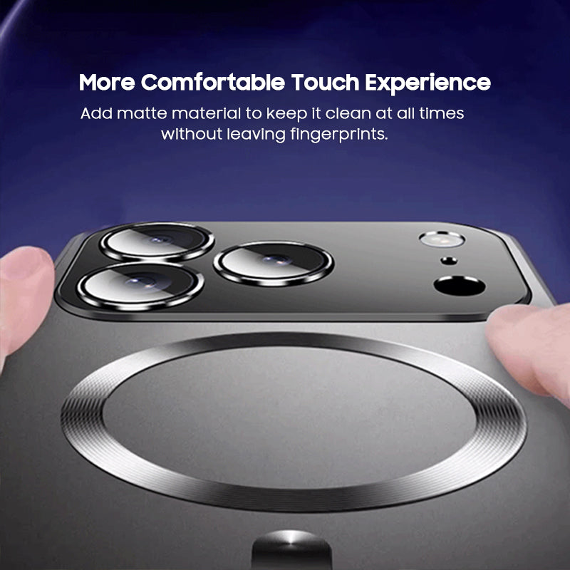 Full-Coverage Lens Protector Frosted Case with MagSafe