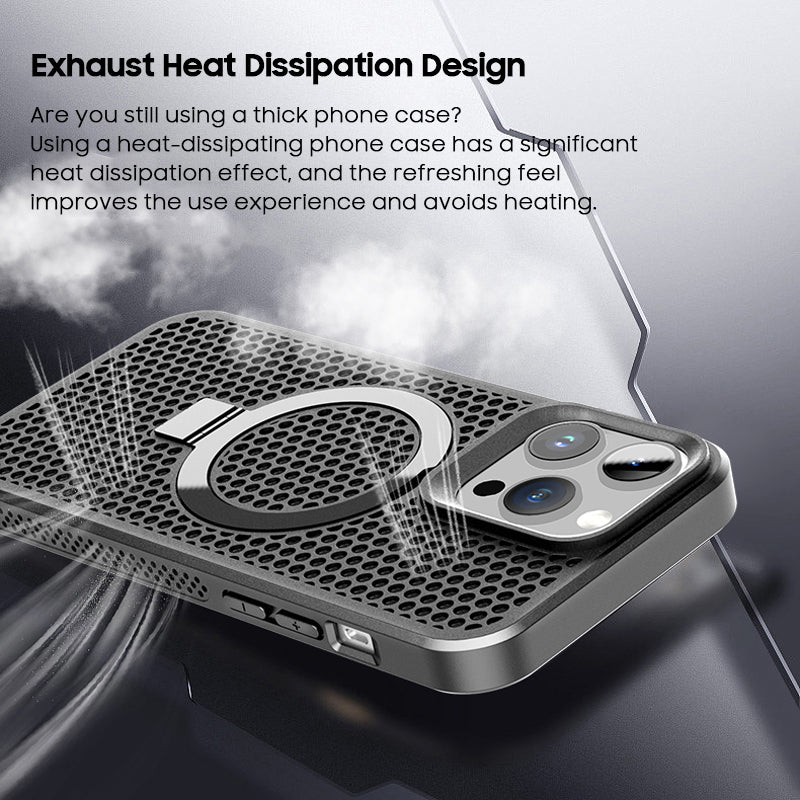 Honeycomb Heat Dissipation Breathable Case with MagSafe