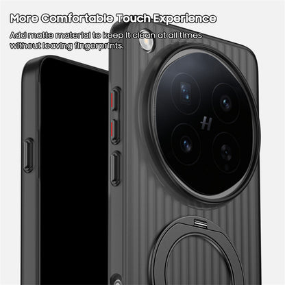 Wave Pattern Frosted Case with MagSafe