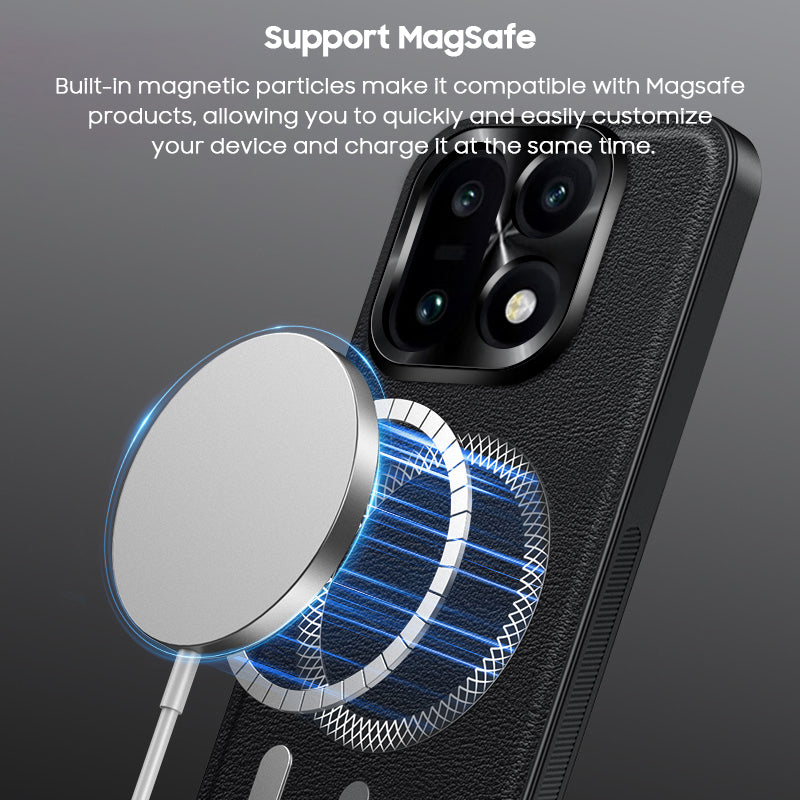 High-Quality Business Leather Case with MagSafe