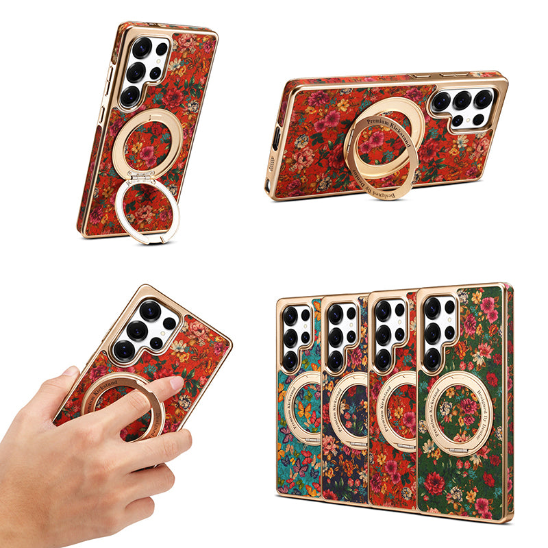 Retro European Style Rotating Kickstand Case