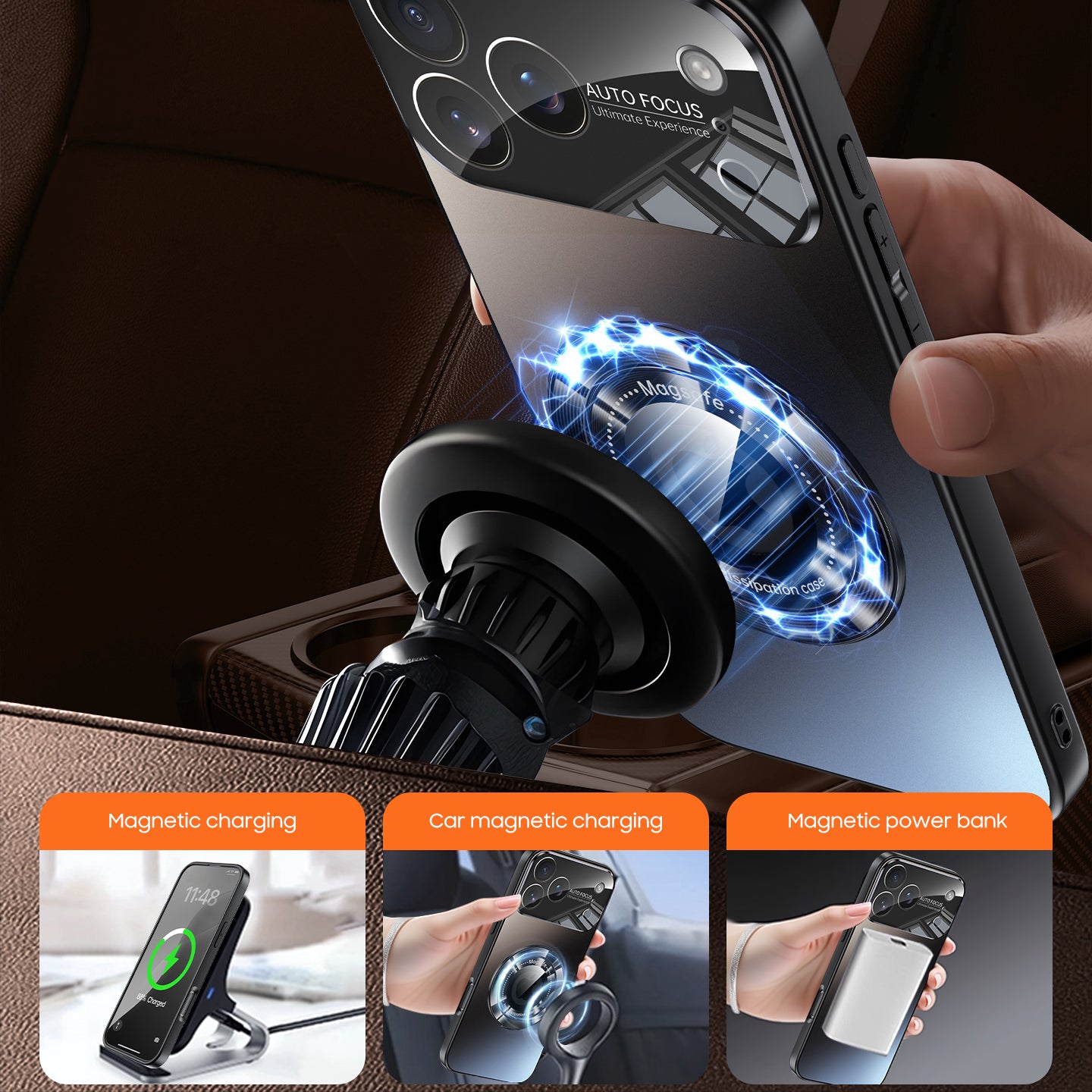 Large Window Matte Case with MagSafe