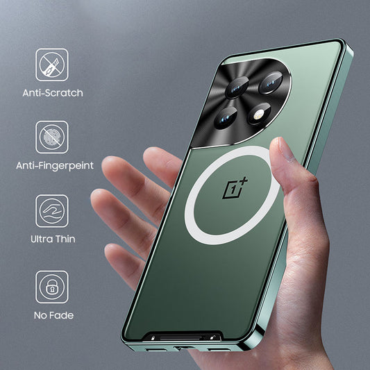 Serie OnePlus Magsafe | Estuche para teléfono de vidrio metálico ultrafino