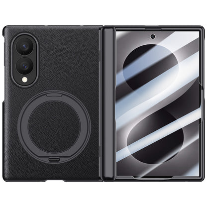 360° Rotating kickstand Leather Case with MagSafe