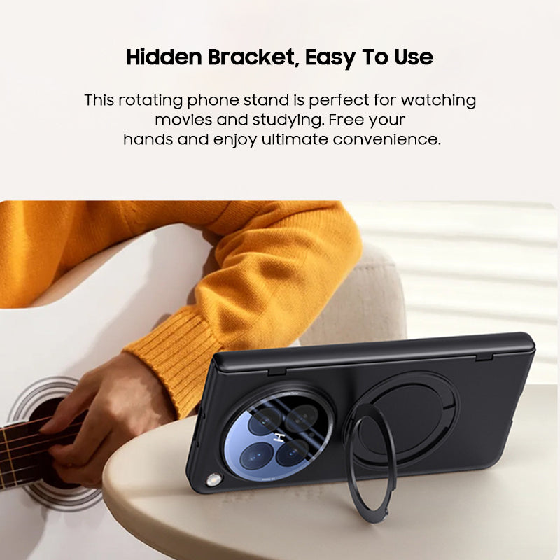 Rotating Magnet Ring Frosted Case with MagSafe