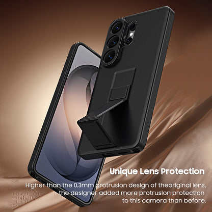 Folding Kickstand Leather Case