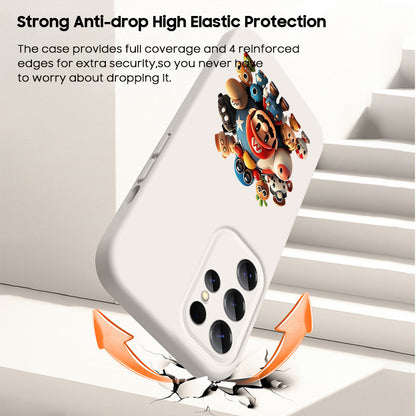 Mario Liquid Silicone Lanyard Case