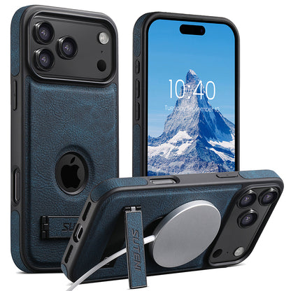 Invisible Bracket Leather Case with MagSafe