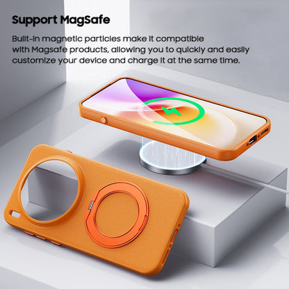 Rock Sand Material Ring Holder Case with MagSafe