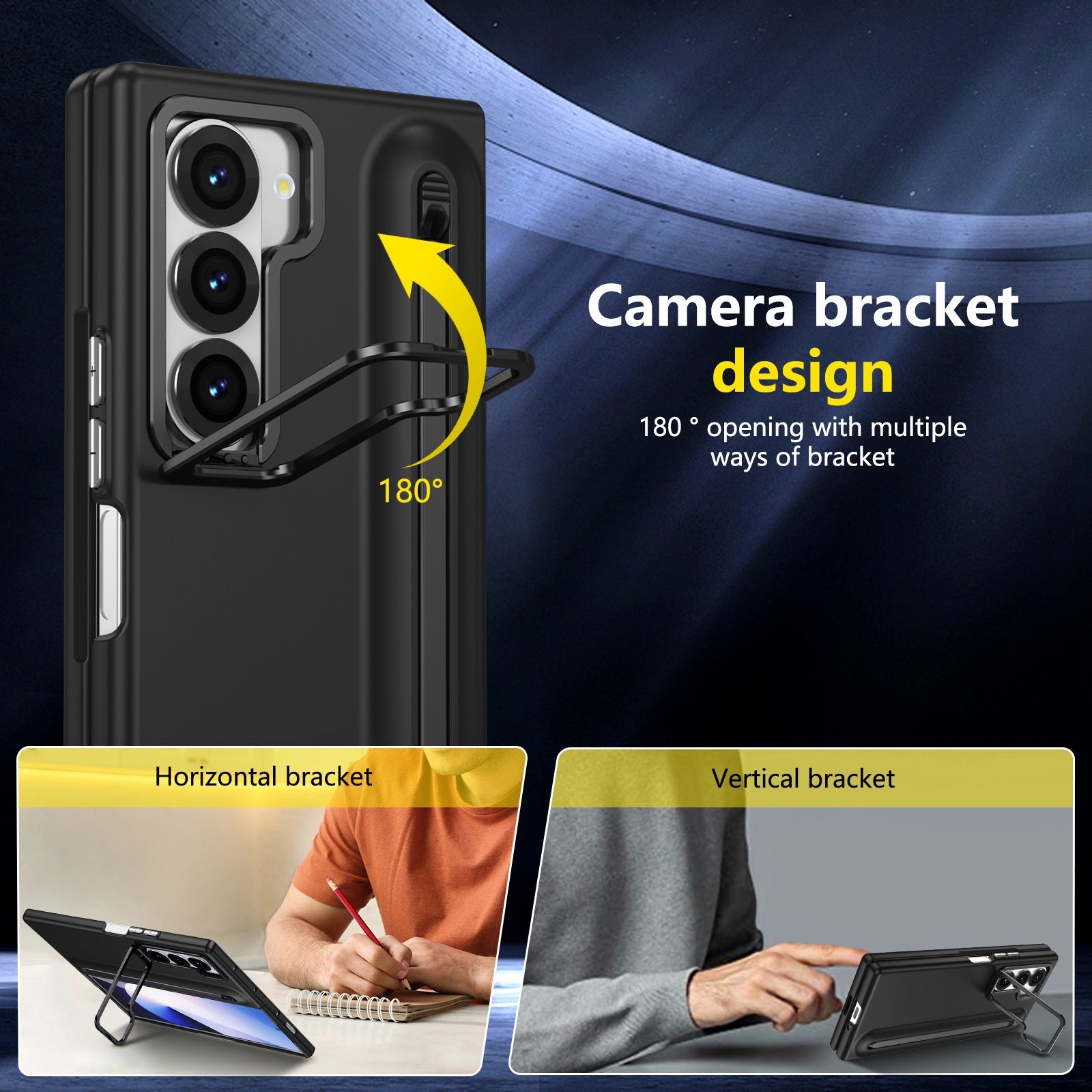 Lens Holder with Pen Slot Case