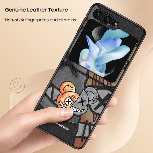 Samsung Series | Galaxy Z Flip Series Grimace Bear Cartoon Phone Case