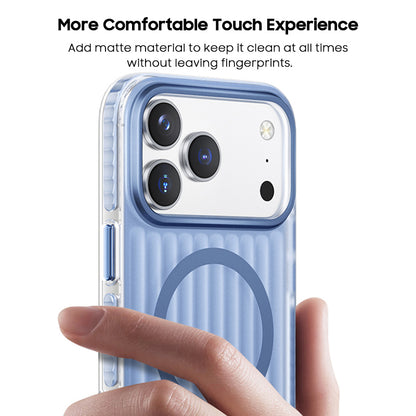 Wave Pattern Frosted Case with MagSafe