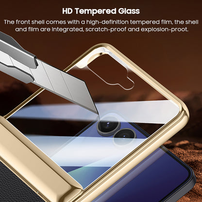 360° Rotating kickstand Leather Case with MagSafe