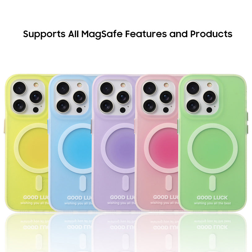 iPhone MagSafe Series | Macaron Color Frosted Phone Case