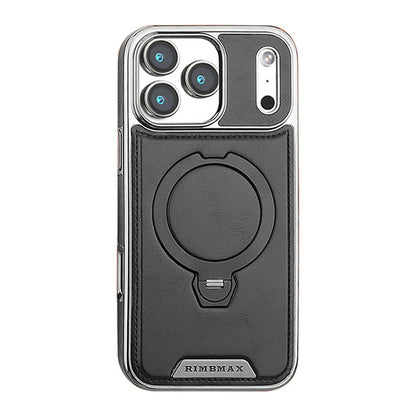 360° Rotating Stand Leather Case with MagSafe