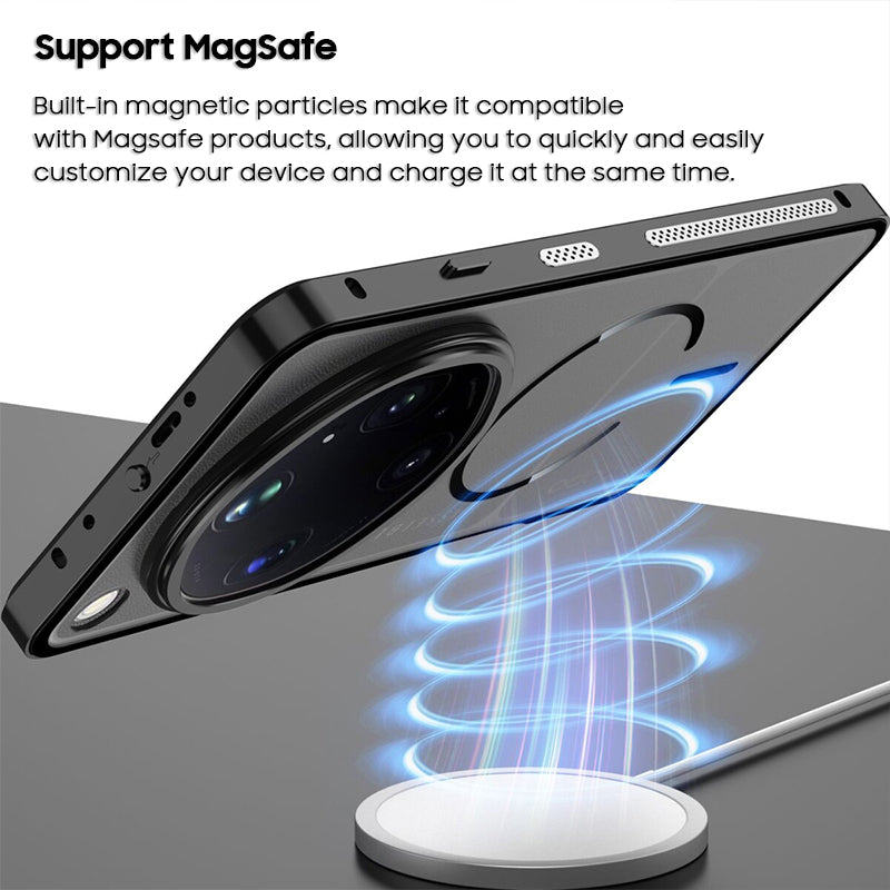 Single-Sided Buckle Metal Frame Case with MagSafe