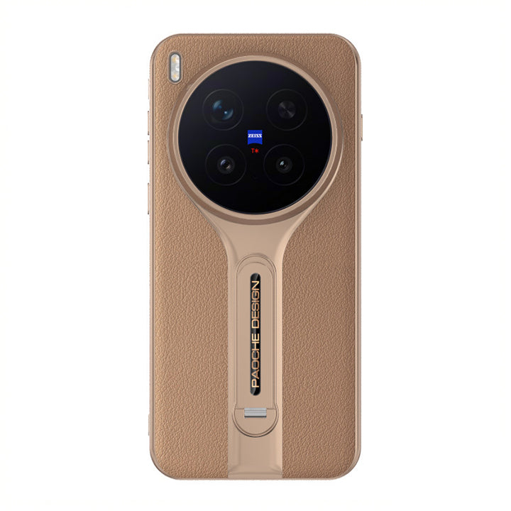 Folding Kickstand Leather Case