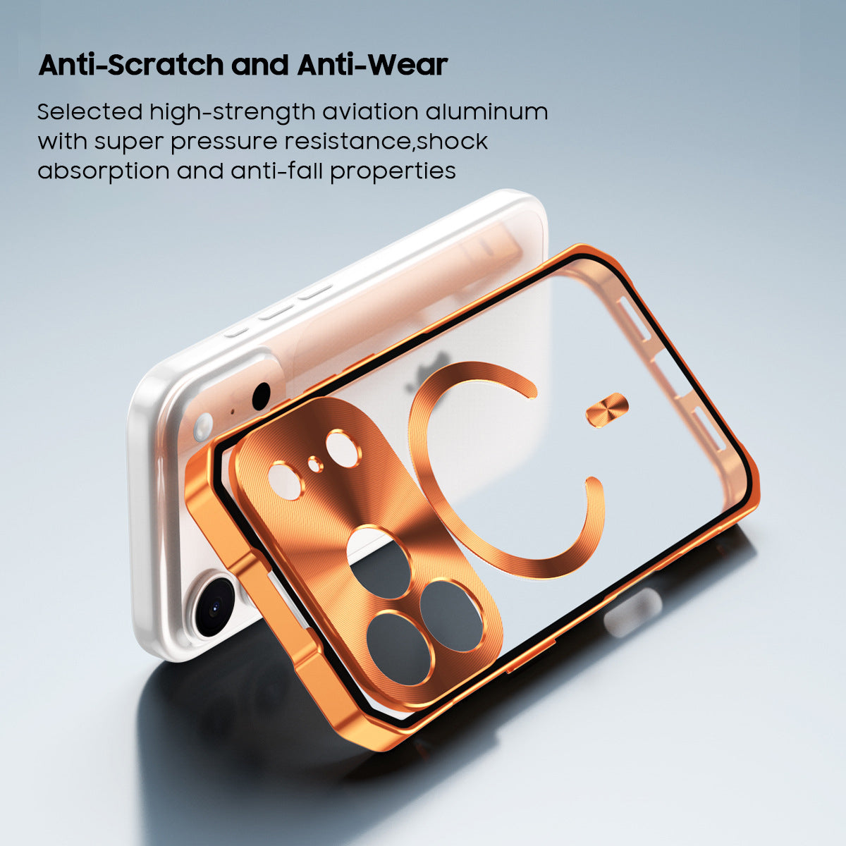 Single-Sided Buckle Metal Frame Case