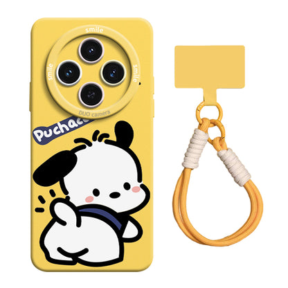 Pochacco Liquid Silicone Lanyard Case