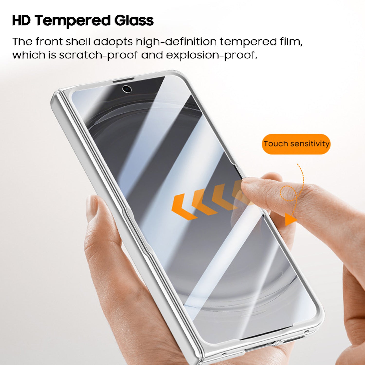 360° Rotating Stand Clear Case with MagSafe